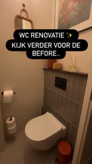 #wcrenovatie #wcinspiratie #groenetegels