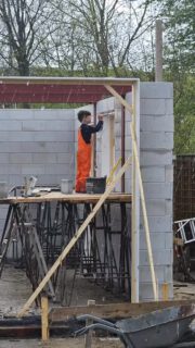 #lijmwerk #kalkzandsteen #bouw #jeugdisdetoekomst